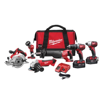 Milwaukee - M18 6 Tool Combo Kit
